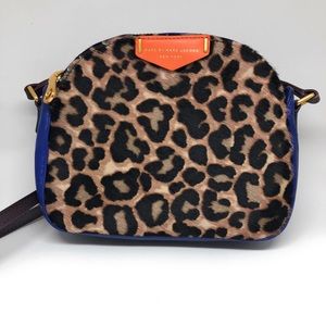 Marc by Marc Jacob cowhide with bold blue purple